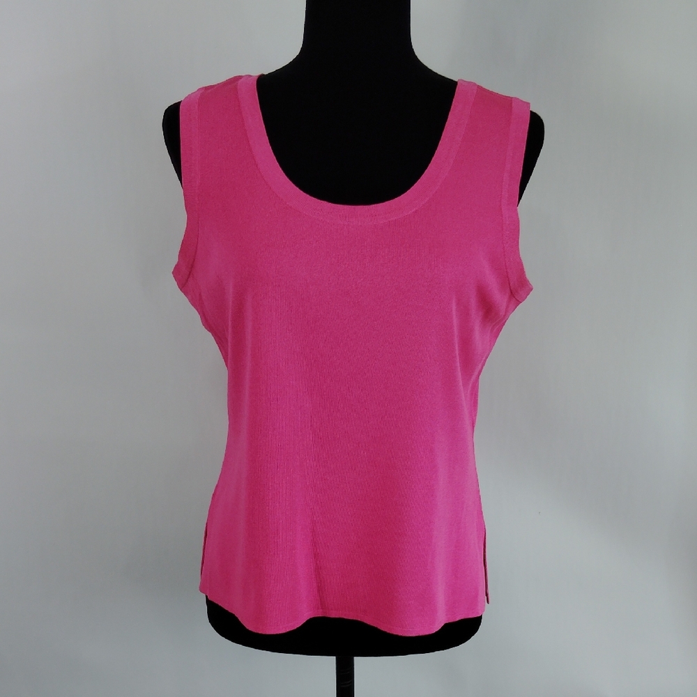 Exclusively Misook Petite Pink Tank